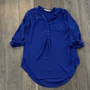 41 Hawthorn Cobalt Blue Blouse